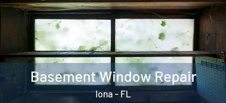 Basement Window Repair Iona - FL