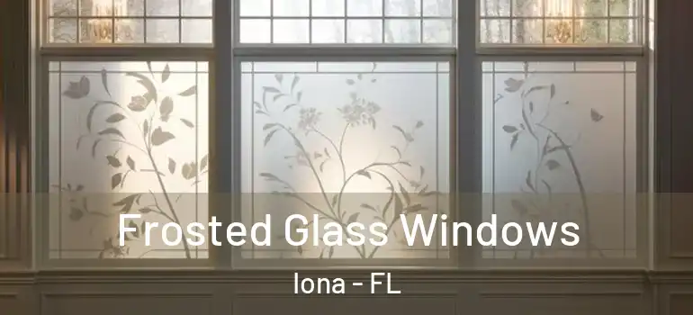 Frosted Glass Windows Iona - FL