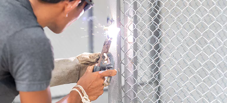 Commercial Mesh Door Repair in Iona, FL