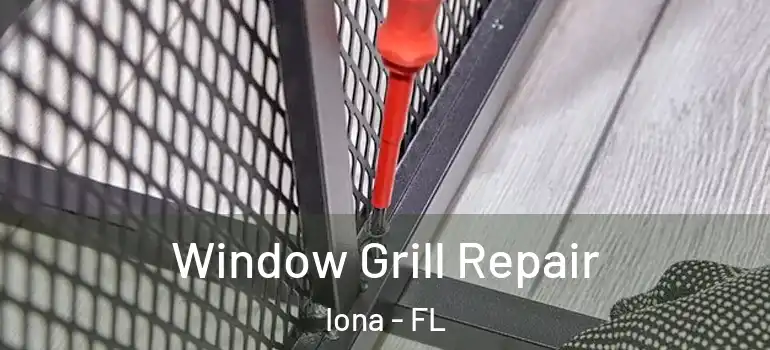 Window Grill Repair Iona - FL